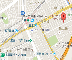 地図：トラント情報システム 神戸営業所